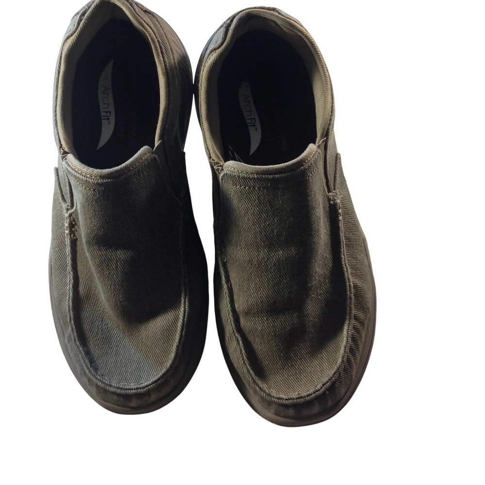 Skechers Arch Fit Slip-Ins Men's Size 9.5 Khaki Sneakers Asking price: $45
